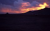 firey sunset at white lake